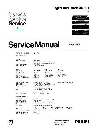 Сервисная инструкция Philips AS-9604 ― Manual-Shop.ru