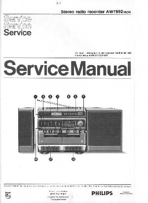 Service manual Philips AW-7892 ― Manual-Shop.ru