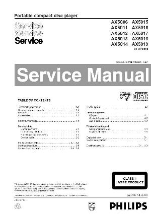Сервисная инструкция Philips AX-5006 ― Manual-Shop.ru