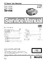 Service manual Philips AZ-1011, AZ-1012, AZ-1013