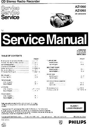 Service manual Philips AZ-1060, AZ-1065 ― Manual-Shop.ru