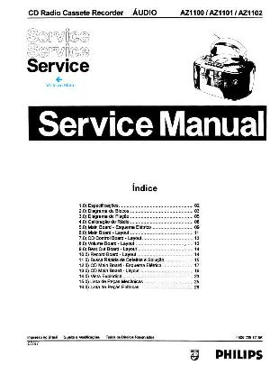 Service manual Philips AZ-1100, AZ-1101, AZ-1102 ― Manual-Shop.ru