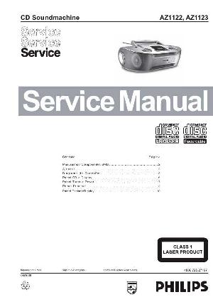 Service manual Philips AZ-1122, AZ-1123 ― Manual-Shop.ru
