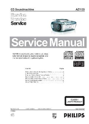 Сервисная инструкция Philips AZ-1133 ― Manual-Shop.ru