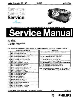 Сервисная инструкция Philips AZ-1207 ― Manual-Shop.ru