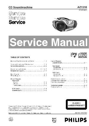 Service manual Philips AZ-1310 ― Manual-Shop.ru