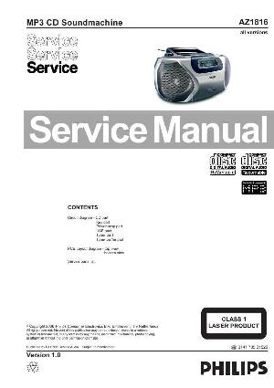 Service manual Philips AZ-1816 ― Manual-Shop.ru