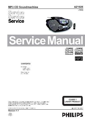 Service manual Philips AZ-1826 ― Manual-Shop.ru