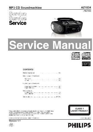 Service manual Philips AZ-1834 ― Manual-Shop.ru