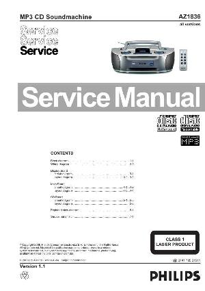 Service manual Philips AZ-1836 ― Manual-Shop.ru