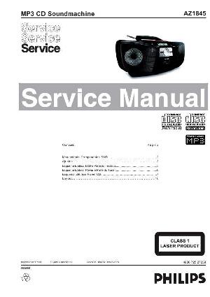 Service manual Philips AZ-1845 ― Manual-Shop.ru