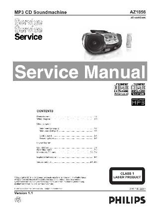 Service manual Philips AZ-1856 ― Manual-Shop.ru