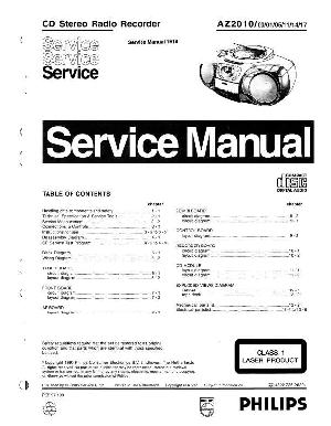 Service manual Philips AZ-2010 ― Manual-Shop.ru