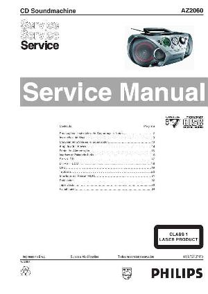 Сервисная инструкция Philips AZ-2060 ― Manual-Shop.ru