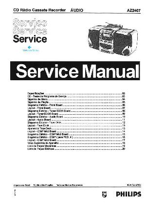 Service manual Philips AZ-2407 ― Manual-Shop.ru