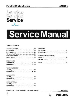 Service manual Philips AZ-2425 ― Manual-Shop.ru