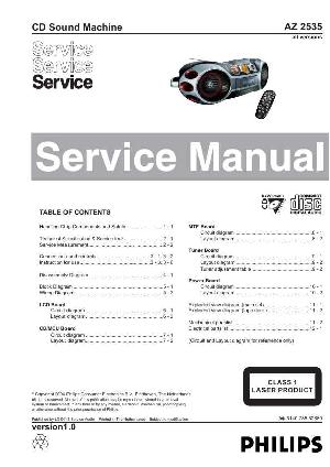 Service manual Philips AZ-2535 ― Manual-Shop.ru