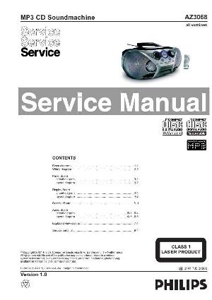 Сервисная инструкция Philips AZ-3068 ― Manual-Shop.ru