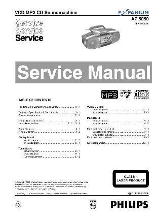 Service manual Philips AZ-5050 ― Manual-Shop.ru