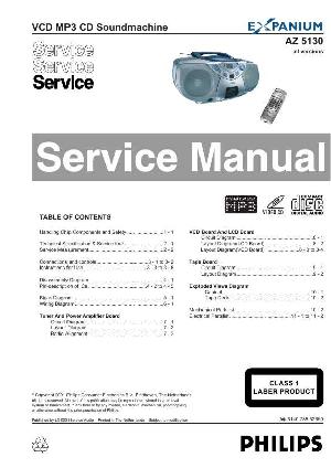 Service manual Philips AZ-5130 ― Manual-Shop.ru
