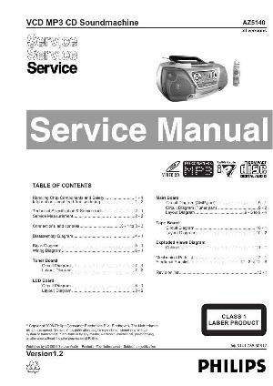 Service manual Philips AZ-5140 ― Manual-Shop.ru