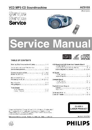 Сервисная инструкция Philips AZ-5155 ― Manual-Shop.ru