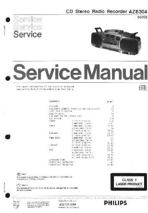 Service manual Philips AZ-8304 ― Manual-Shop.ru