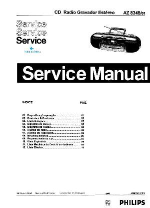 Сервисная инструкция Philips AZ-8348 ― Manual-Shop.ru