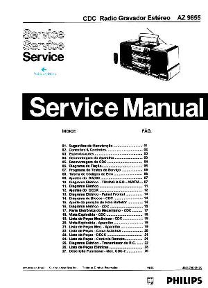 Сервисная инструкция Philips AZ-9855 ― Manual-Shop.ru