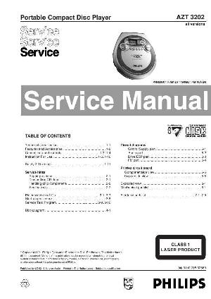 Сервисная инструкция Philips AZT-3202 ― Manual-Shop.ru