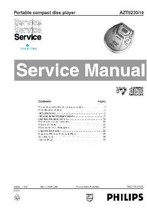 Сервисная инструкция Philips AZT-9230 ― Manual-Shop.ru