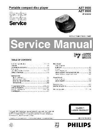 Сервисная инструкция Philips AZT-9500, AZT-9505 ― Manual-Shop.ru