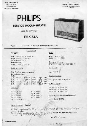 Сервисная инструкция Philips B5X63A ― Manual-Shop.ru