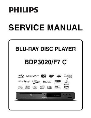 Сервисная инструкция Philips BDP-3020/F7 ― Manual-Shop.ru