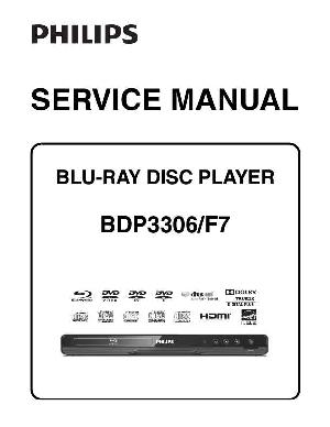 Сервисная инструкция Philips BDP-3306/F7 ― Manual-Shop.ru