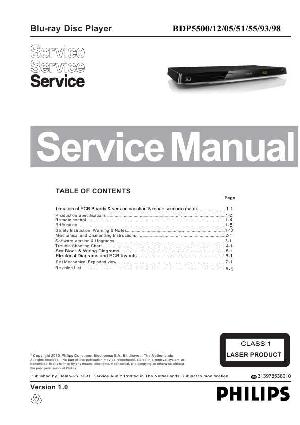 Сервисная инструкция Philips BDP-5500 ― Manual-Shop.ru