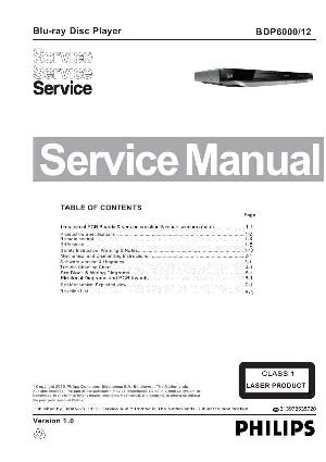 Сервисная инструкция Philips BDP-6000 ― Manual-Shop.ru