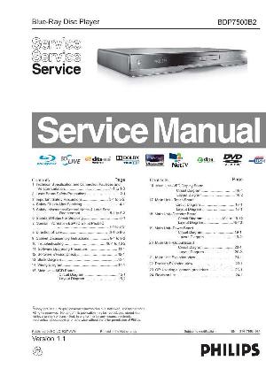 Сервисная инструкция Philips BDP-7500B2 ― Manual-Shop.ru