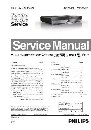 Сервисная инструкция Philips BDP-9600 ― Manual-Shop.ru