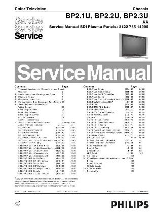 Service manual Philips BP2.1U, BP2.2U, BP2.3U AA ― Manual-Shop.ru
