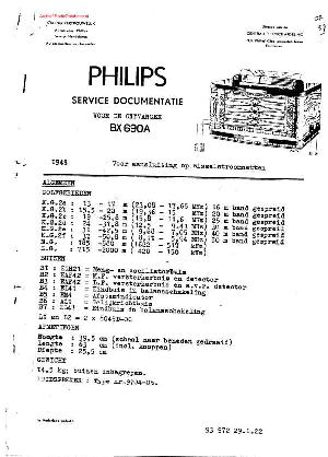 Сервисная инструкция Philips BX690A ― Manual-Shop.ru