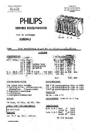 Сервисная инструкция Philips BX694U ― Manual-Shop.ru