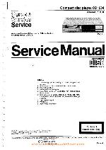 Service manual Philips CD-1204