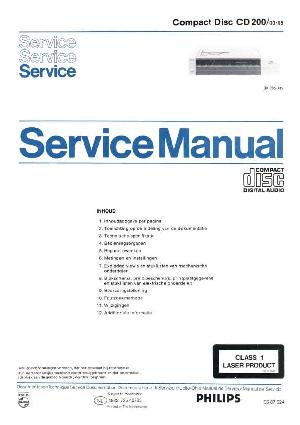 Сервисная инструкция Philips CD-200 NL ― Manual-Shop.ru