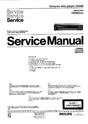 Сервисная инструкция Philips CD-582 ― Manual-Shop.ru