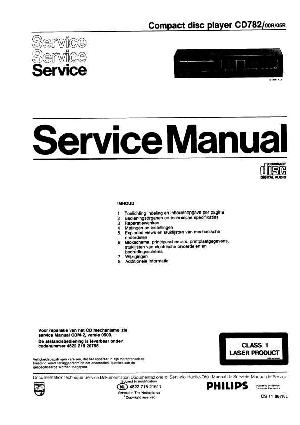 Сервисная инструкция Philips CD-782 ― Manual-Shop.ru