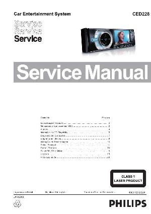 Сервисная инструкция Philips CED228 ― Manual-Shop.ru