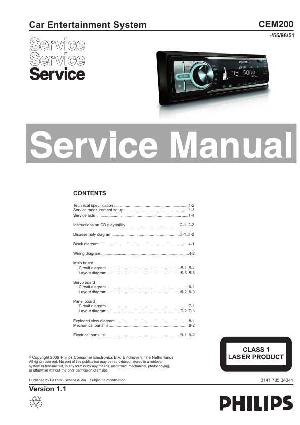 Сервисная инструкция Philips CEM200 ― Manual-Shop.ru