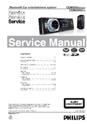Сервисная инструкция Philips CEM5000 ― Manual-Shop.ru