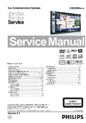 Сервисная инструкция Philips CID-2680 ― Manual-Shop.ru
